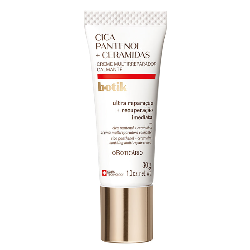 Botik Creme Multirreparador Facial Cica Pantenol + Ceramidas 30g