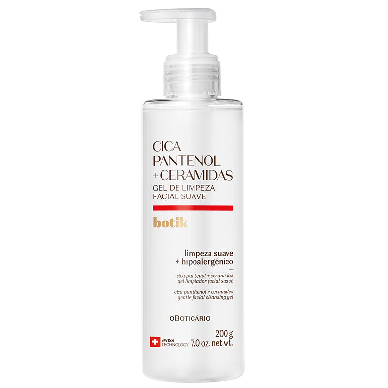Botik Gel de Limpeza Facial Cica Pantenol + Ceramidas 200g