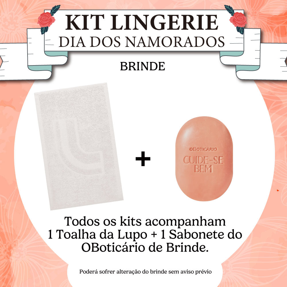 Namorados Kit Lingerie 2 Fio Dental LP-40355