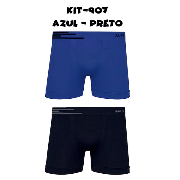 Lupo-436-088 Kit 2 Cuecas Boxer