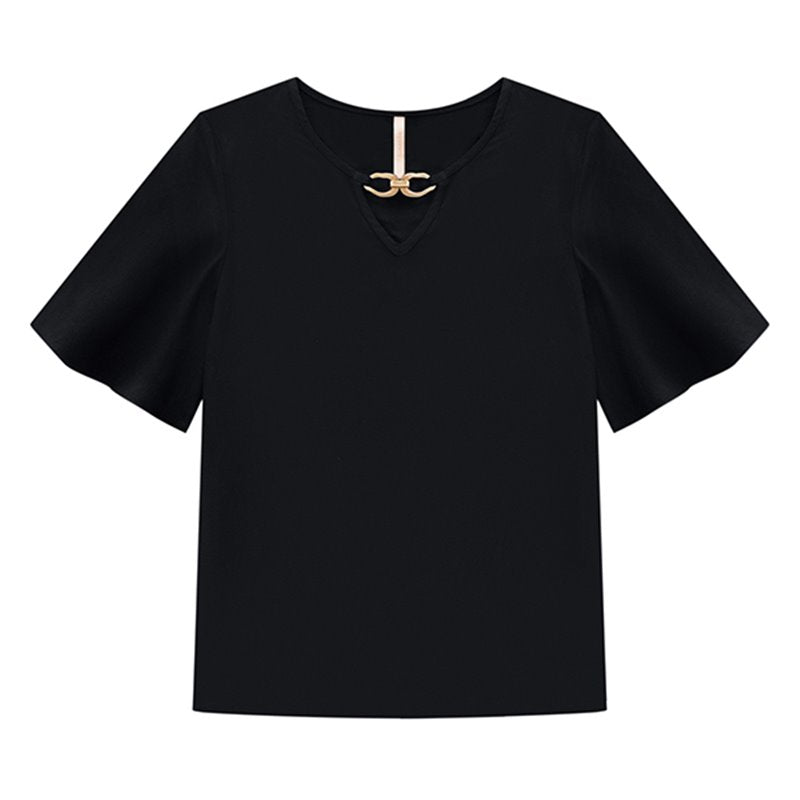 Lunender-35521 Blusa Preto