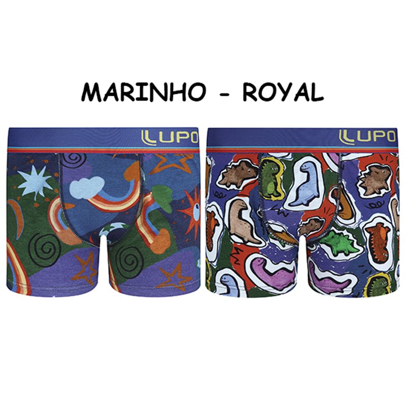 Lupo-18403 Kit 2 Cuecas Infantil