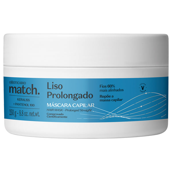 O Boticario Match Mascara Capilar Liso Prolongado 250g