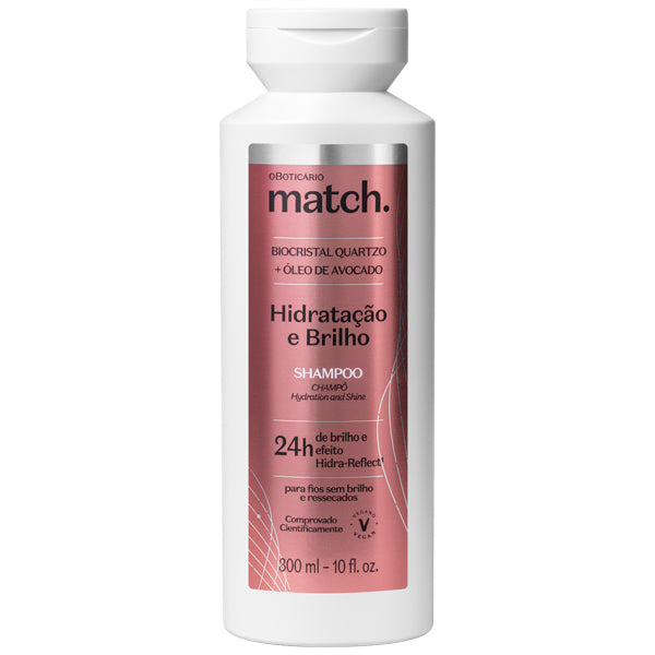 O Boticario Match Shampoo Hidratacao e Brilho 300ml