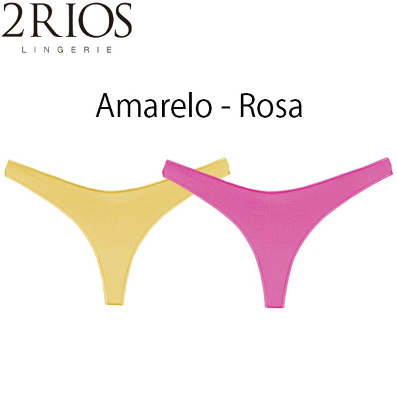 2Rios-11650 Kit 2 Calcinhas Fio dental