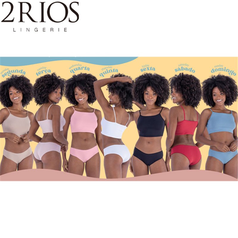 2Rios-K2443 Kit 7 Calcinhas