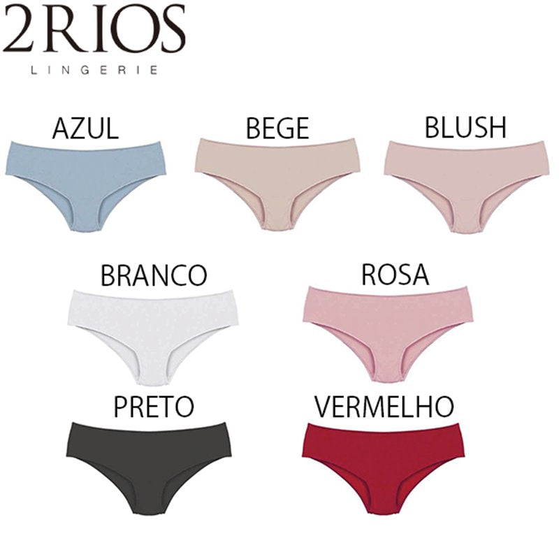 2Rios-K2443 Kit 7 Calcinhas