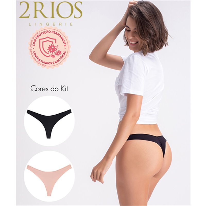 2Rios-K5650 Kit 2 Calcinhas Fio Dental