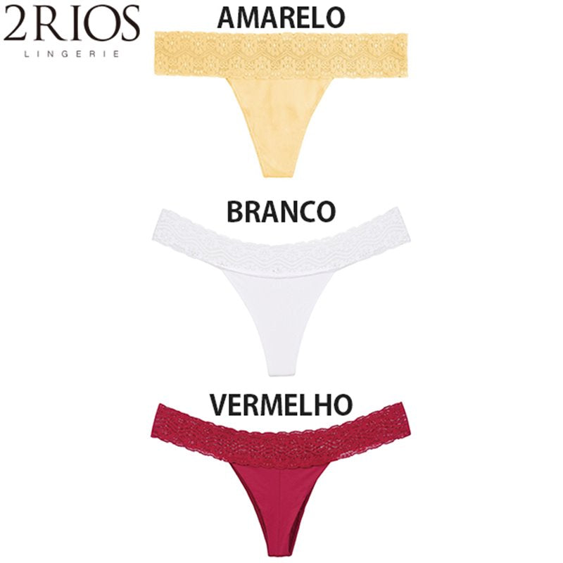 2Rios-22402 Calcinha Fio dental