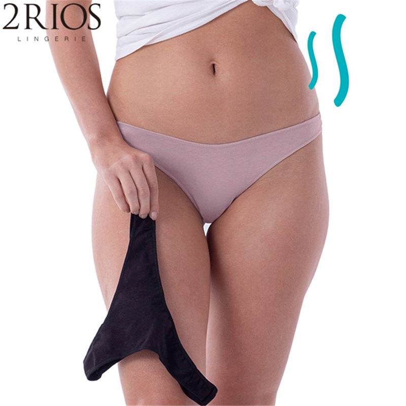 2Rios-K6650 Kit 2 Calcinhas Fio dental