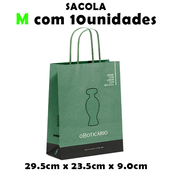 Set 10 Sacolas O Boticario