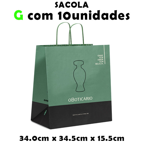 Set 10 Sacolas O Boticario