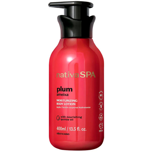 O Boticario Nativa Spa Locao Hidratante Corporal Ameixa 400ml