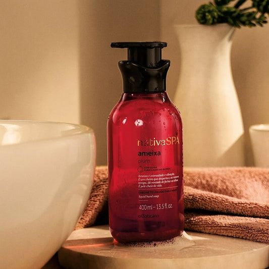 O Boticario Nativa SPA Sabonete Liquido Para Maos Ameixa 400ml