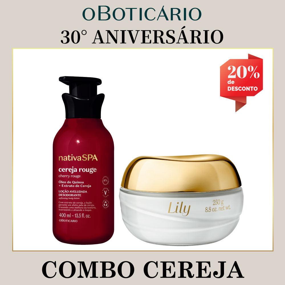 ANIVERSARIO 30 ANOS COMBO CEREJA
