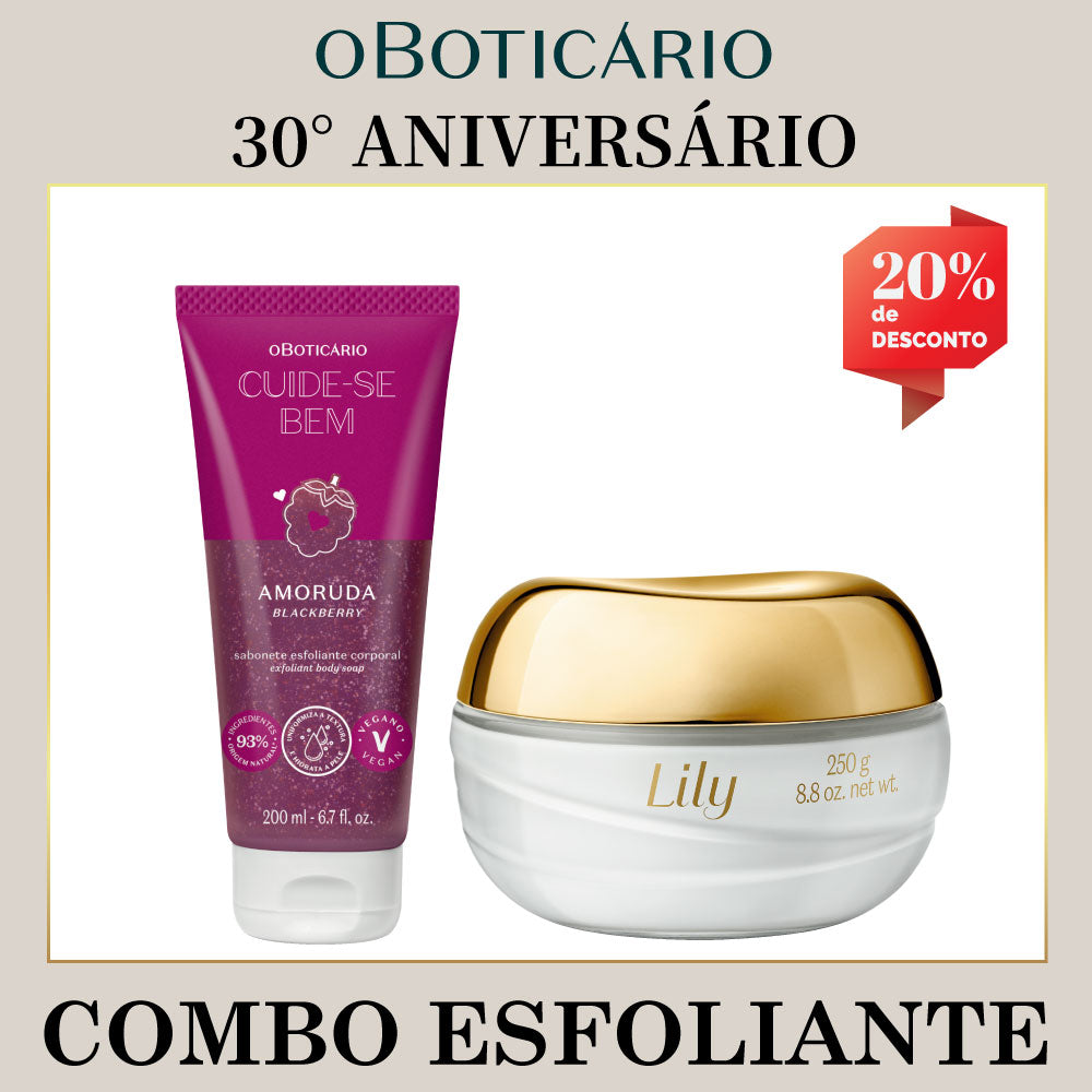 ANIVERSARIO 30 ANOS COMBO ESFOLIANTE