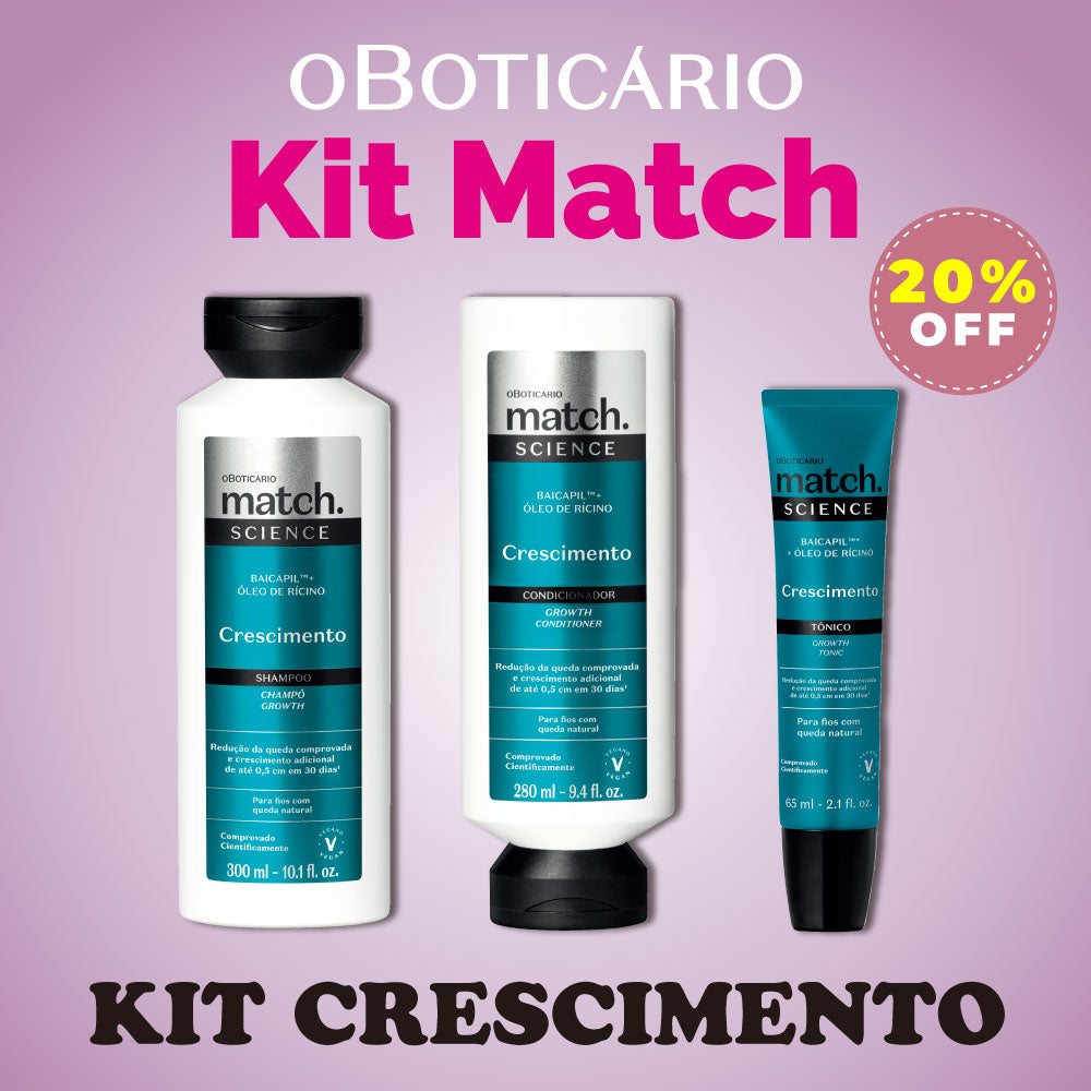 KIT MATCH CRESCIMENTO