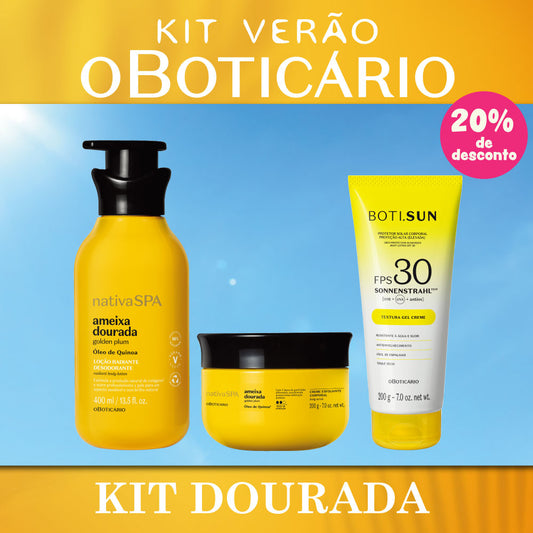 KIT VERAO DOURADA