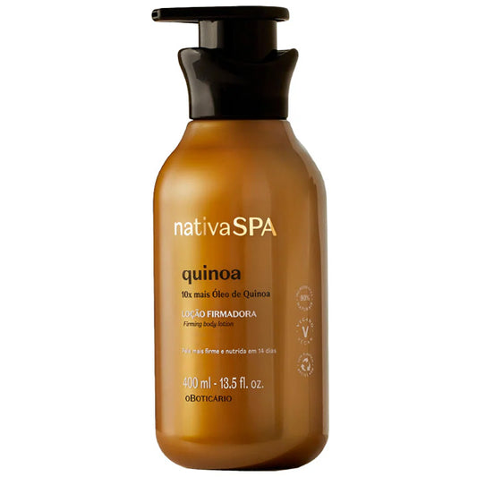 O Boticario Nativa Spa Quinoa Loção Hidratante Corporal Firmadora 400ml