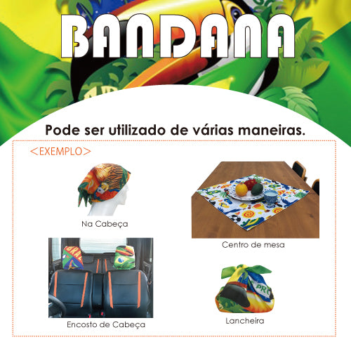 Bandana com 4