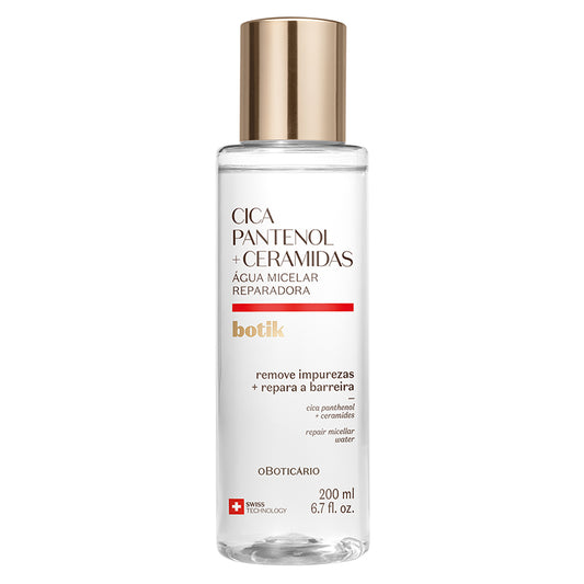 Botik Água Micelar Facial Cica Pantenol + Ceramidas 200ml
