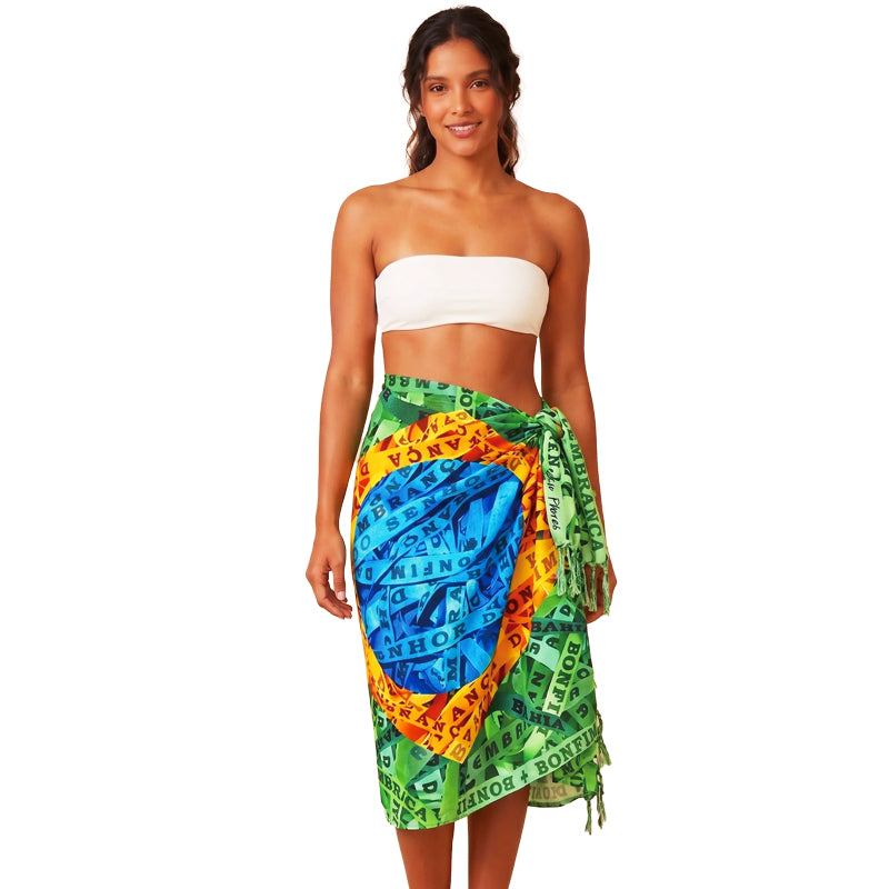 Bali Blue Canga - Bandeira Fitinha