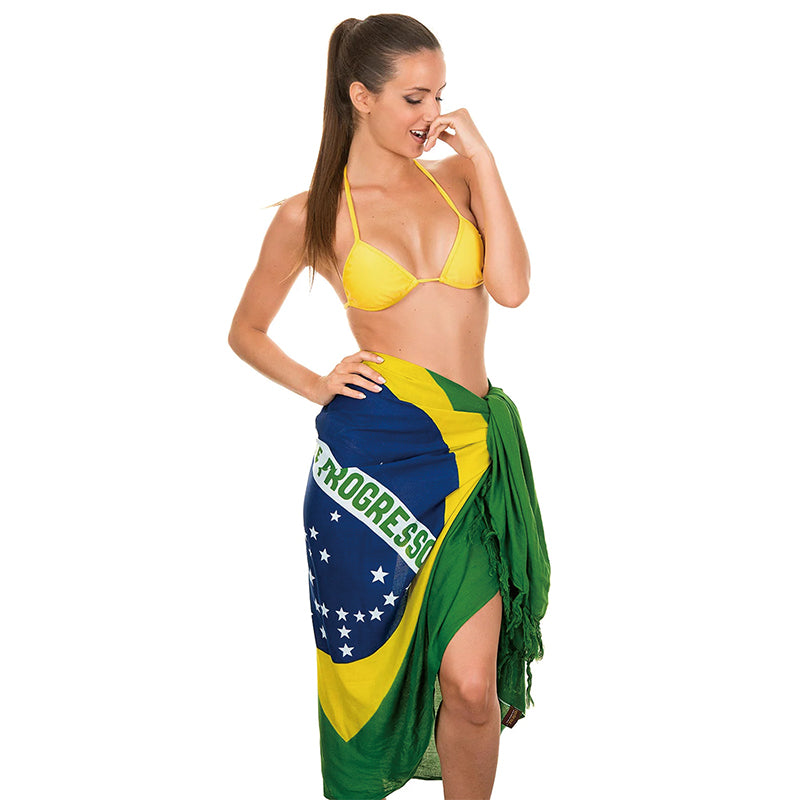 Bali Blue Canga - Bandeira Do Brasil