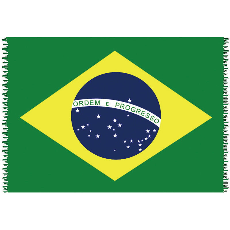 Bali Blue Canga - Bandeira Do Brasil