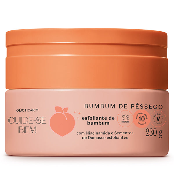 O Boticario Cuide-se Bem Esfoliante de Bumbum Pessegura 230g