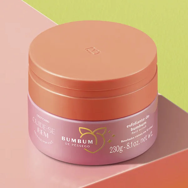 O Boticario Cuide-se Bem Esfoliante de Bumbum Pessegura 230g