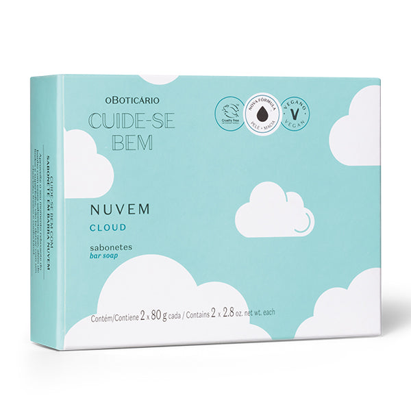 O Boticario Cuide-se Bem Sabonete em Barra Nuvem 2x80g
