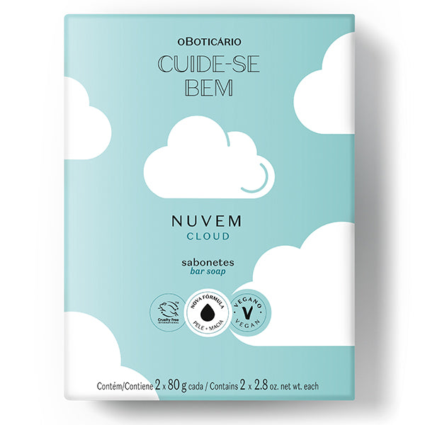 O Boticario Cuide-se Bem Sabonete em Barra Nuvem 2x80g