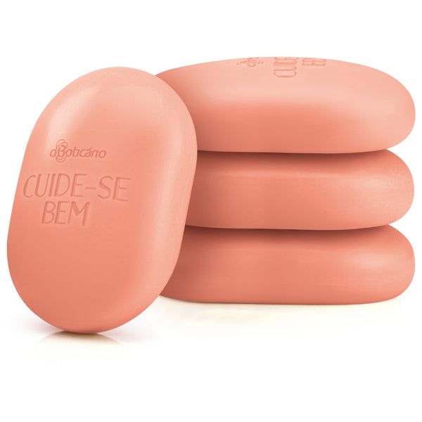 O Boticario Cuide-se Bem Sabonete em Barra Pessegura 4x80g