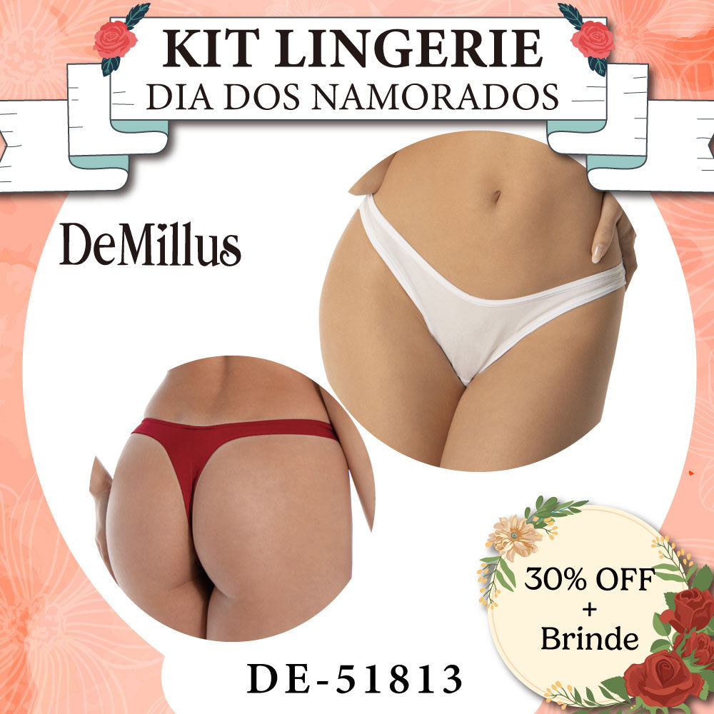 Namorados Kit Lingerie 2 Fio Dental DE-51813