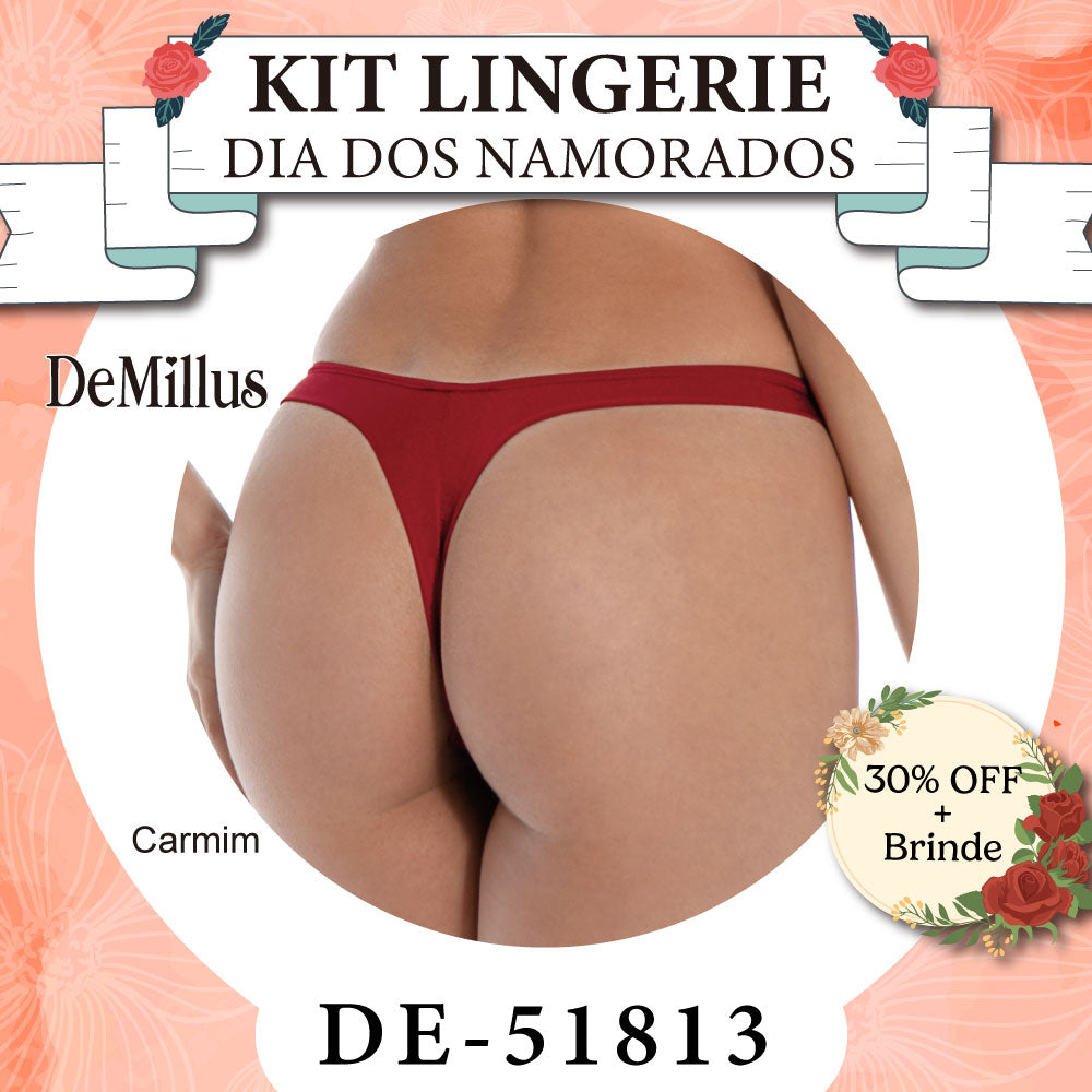 Namorados Kit Lingerie 2 Fio Dental DE-51813