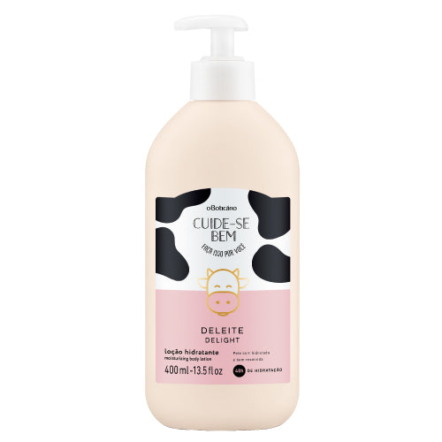O Boticario Cuide-se Bem Locao Deleite 400ml + Creme Maos Deleite 45g