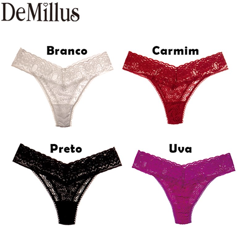 DeMillus-51190 Calcinha Fio Dental