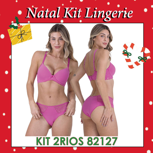 Natal Kit Lingerie 2Rios-82127 Pink