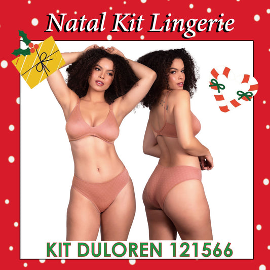 Natal Kit Lingerie Duloren-121566 Argile Rose
