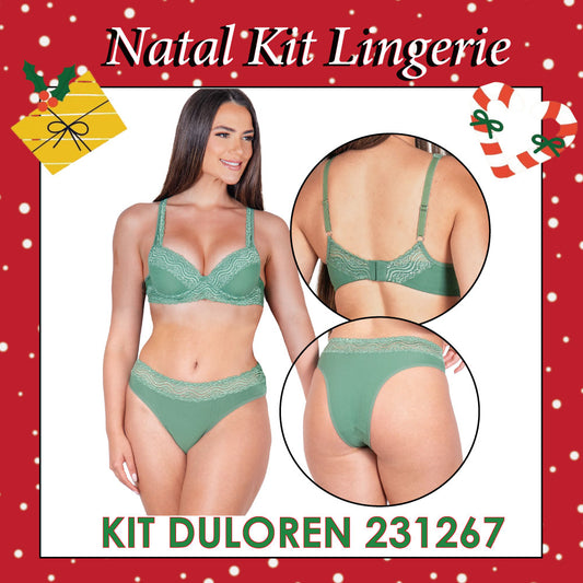 Natal Kit Lingerie Duloren-231267 Olive