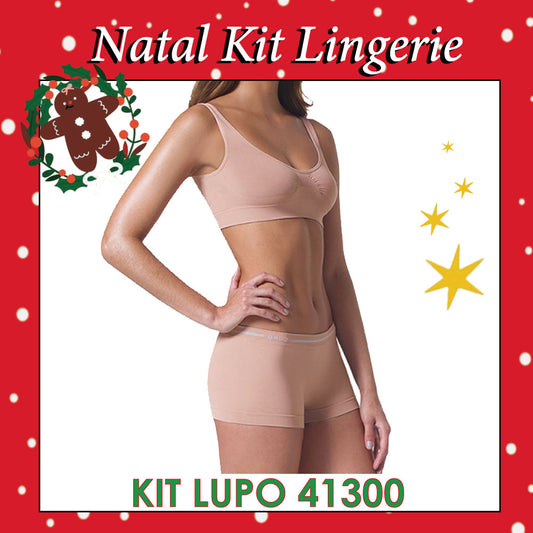 Natal Kit Lingerie Lupo-41300 Nude