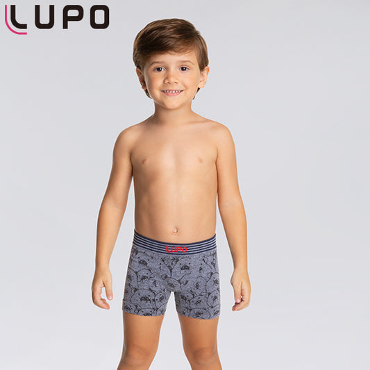 Lupo-137-021 Kit 2 Cuecas Infantil