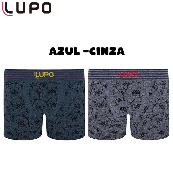 Lupo-137-021 Kit 2 Cuecas Infantil