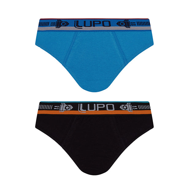 Lupo-361-001 Kit 2 Cuecas Infantil