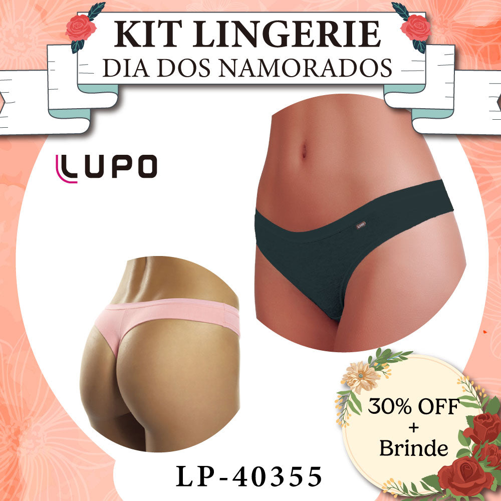 Namorados Kit Lingerie 2 Fio Dental LP-40355