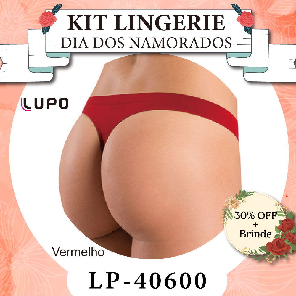 Namorados Kit Lingerie 3 Fio Dental LP-40600