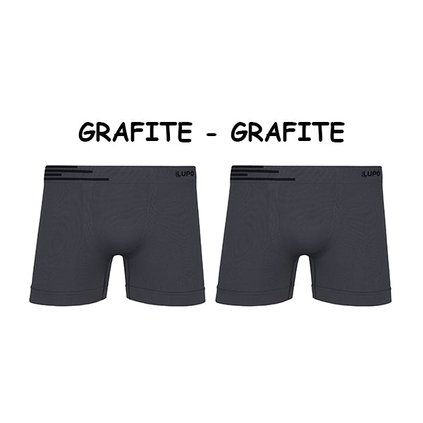 Lupo-436-002 Kit 2 Cuecas Boxer