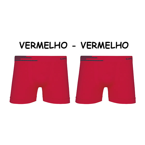Lupo-436-002 Kit 2 Cuecas Boxer