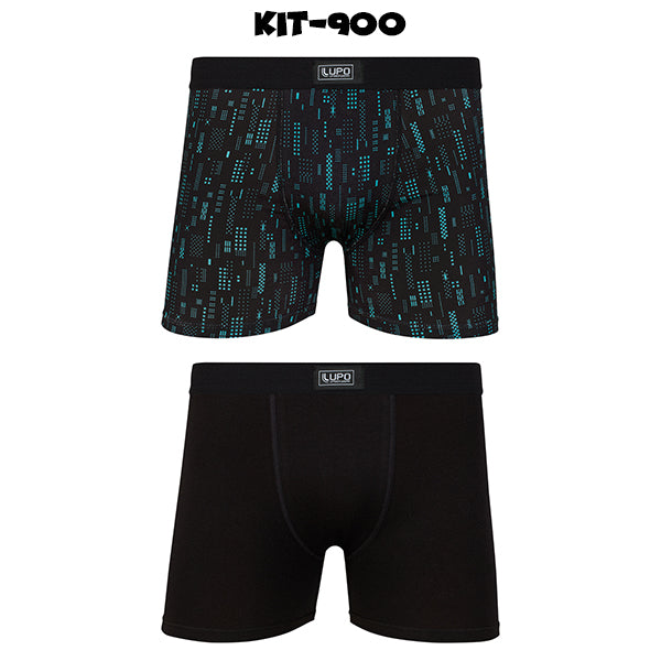 Lupo-585-088 Kit 2 Cuecas Boxer