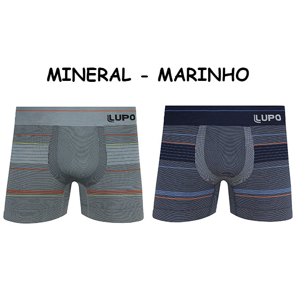 Lupo-663-039 Kit 2 Cuecas Boxer